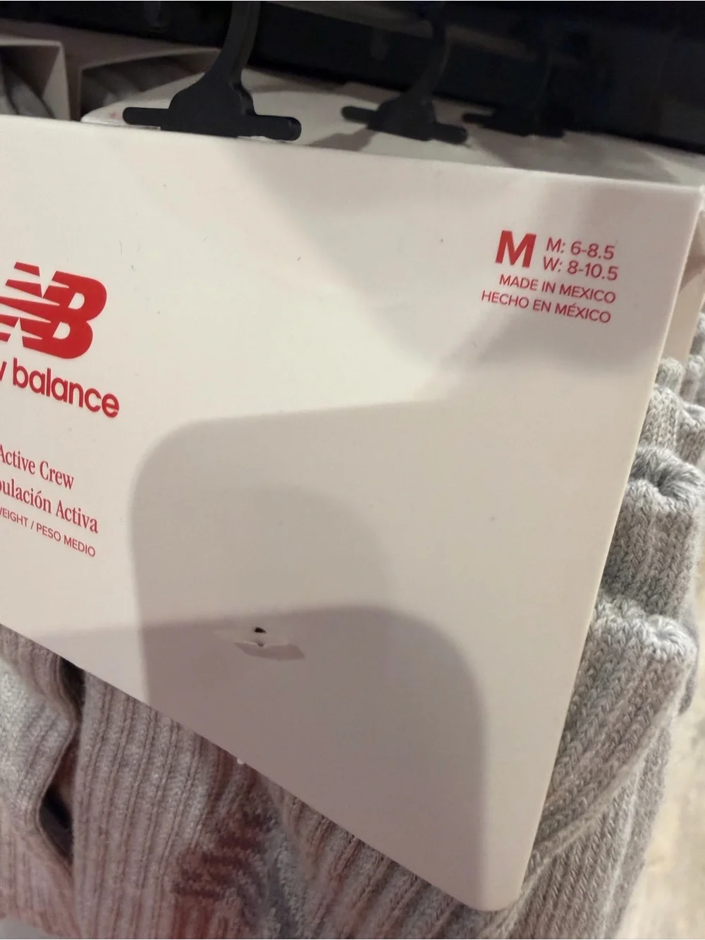 New Balance Gray Athletic active Quarter Socks with Gray Accents 6 pairs new